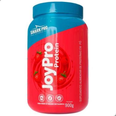 Imagem de Joypro Body Collagen Whey Protein Pote 900g Shark Pro, Iogurte de Mora