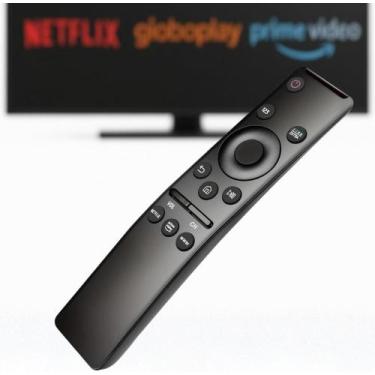 Imagem de Controle Remoto Compatível com Smart TV Samsung Com Botões Netflix Pri