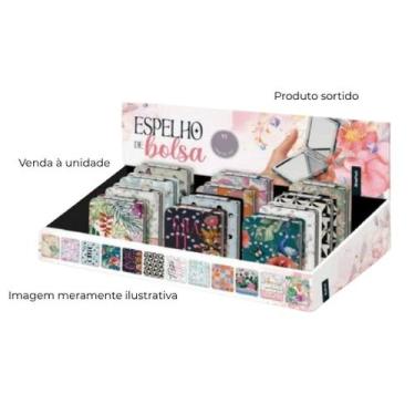 Imagem de Espelho De Bolsa Clear 85x65mm 14987 - Brasfoot