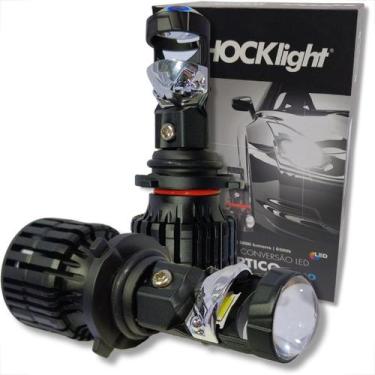 Imagem de Kit lâmpada conversão eliptico farol led projetor hb4 9006 6500k 12v 5