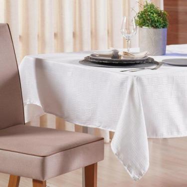 Imagem de Toalha de Mesa Finesse 220x220cm 100% Poliéster Tessi Branco