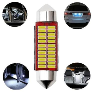 Imagem de Lampada Torpedo Branca Colby Cambus Teto Mala 42mm 24 LED - Autovex