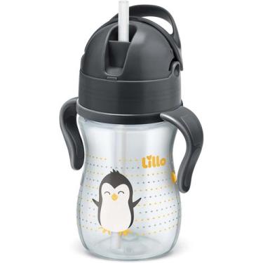 Imagem de Copo Infantil Com Canudo e Alça Evolution 240ml 12 Meses a 3 Anos Lill