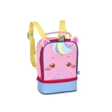 Imagem de Bolsa Térmica Unicórnios Lancheira Escolar Meninas Infantil - - Clio S