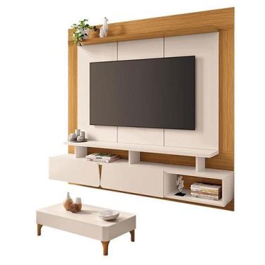 Imagem de Home Suspenso Zenith Off White Cinamomo com Mesa de Centro Liz Off Whi