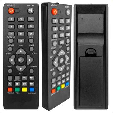 Imagem de Controle Remoto para Conversor Digital Aquário DTV6000 Compatível com 