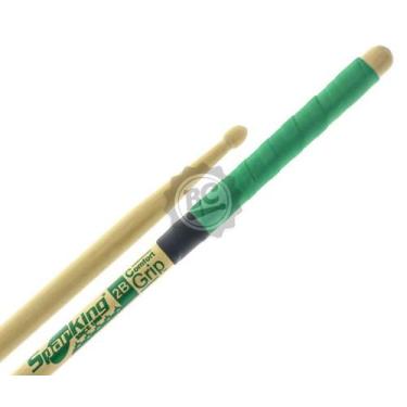 Imagem de Baqueta Spanking Comfort Grip 2B Verde com cabo emborrachado mais pega