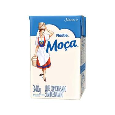 Imagem de Leite Condensado Semidesnatado 340g - Moça - Nestlé