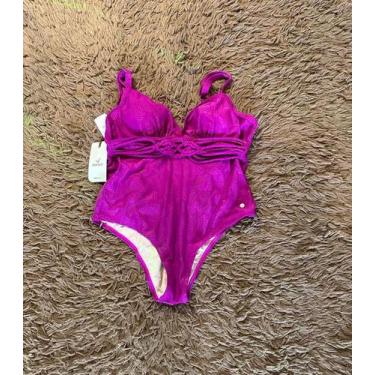 Imagem de Maiô roxo em malha feminina - Ouriço 