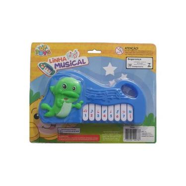 Imagem de Kit Linha Musical Tecladinho Telefone Xilofone Infantil - Zoop Toys