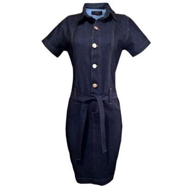 Imagem de Vestido Jeans Preto - Lojas Vicenttino, 40
