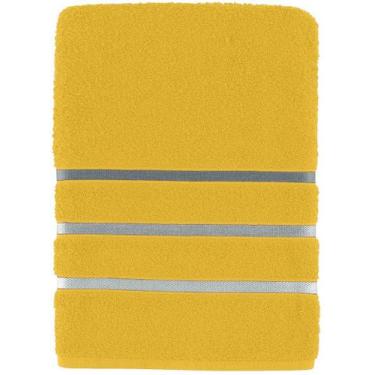 Imagem de Toalhão de Banho Teka Dry Luiza Amarelo - 100% Algodão, 90cm x 1,50m