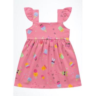 Imagem de Vestido feminino kiko e kika 13106, Rosa, P