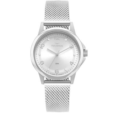 Imagem de Relógio Feminino 2035NFT-1K Analógico com Pulseira de Aço Prata Resistência à Água 5 AT...