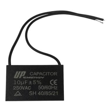 Imagem de Kit 3 pçs capacitor de partida acv 10uf x 250v - 10uf x 250vac - cbb61
