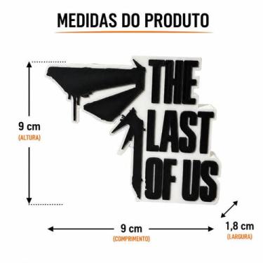 Imagem de Placa Decorativa The Last of Us em Impressão 3D 9 cm Decoração Geek Ga