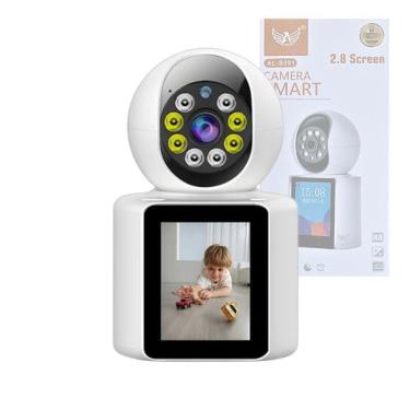 Imagem de Câmera Babá Eletrônica Altomex AL-S391 Full HD com Tela LCD e Chamada