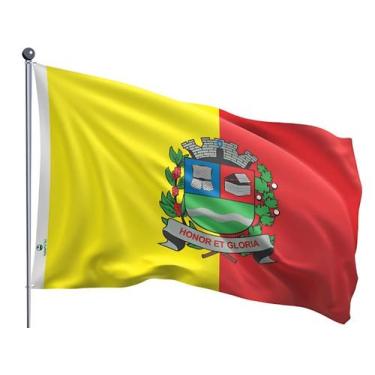 Imagem de Bandeira do Município de Mogi Guaçu Uma Face Estampada Tamanho 70x100c