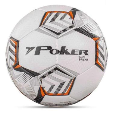 Imagem de Bola Poker Futebol Campo Training 32 Gomos Prisma - Bcolja, Bco, Lja