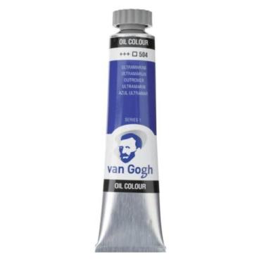 Imagem de Tinta Óleo 20 Ml Talens Van Gogh Serie 1 Ultramarine 504, 20ML