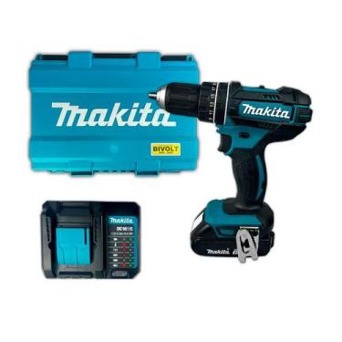 Imagem de Furadeira Parafusadeira de Impacto Makita 18V LXT 13mm 64Nm Bateria Ca