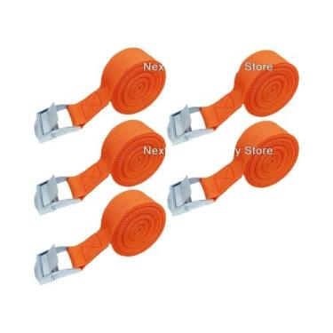 Imagem de Cintas De Carga Com Fivela Para Moto, Carro, Bicicleta E Bagagem, 3 Co