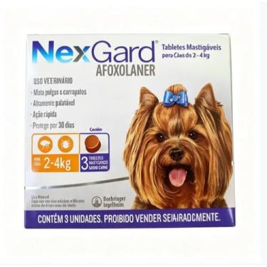 Imagem de Nexgard Antipulgas Cães P 2Kg A 4Kg 3 Comprimido Boehringer - Boehring
