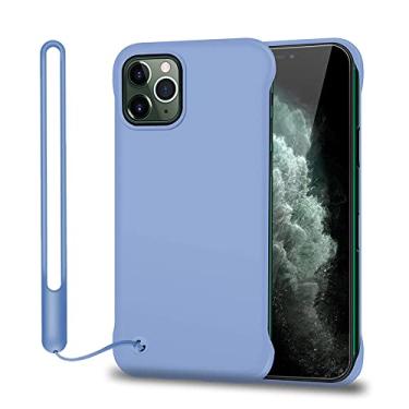 Imagem de Capa de telefone fina para iphone 11 pro max pc capa verde para iphone 8 7 6 6 s plus xr xs max x com cordão, roxo claro, para iphone xr