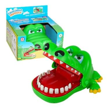 Imagem de Brinquedo Jogo Crocodilo Morde Dedo Dentista Pura Diversão
