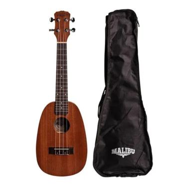 Imagem de Ukulele Concert Malibu Abacaxi Sapele Acústico Com Capa Bag