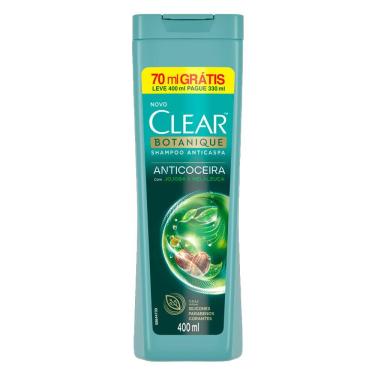 Imagem de Shampoo Clear Anticaspa Anticoceira Leve 400ml Pague 330ml