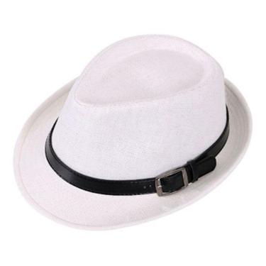 Imagem de 20 Pcs Chapéu De Palha Praia  Fedora Malandro Atacado
