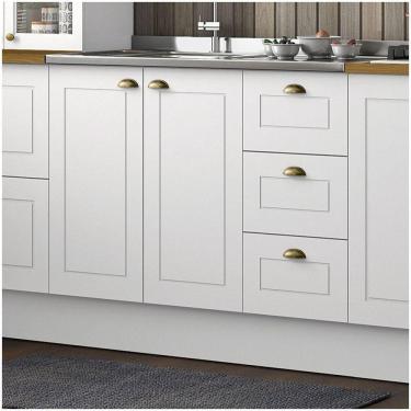 Imagem de Balcão 03 Gavetas 02 Portas 120 Cm Nova York Henn Branco Hp