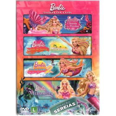 Imagem de Dvd - Coleção Barbie Sereias (4 DVDs)