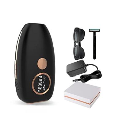 Imagem de Aparelho de Depilação a Laser Portátil Definitivo, 990000 flashes, Sensação Gelada, IBMKIDS (Preto)