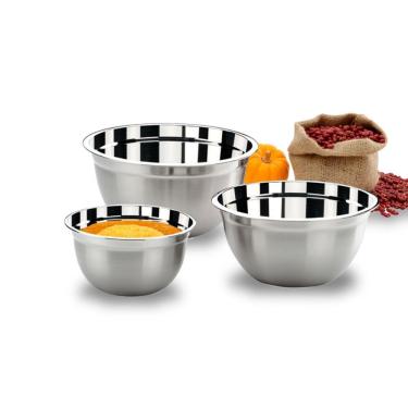 Imagem de Conjunto de tigelas inox  suprema brinox