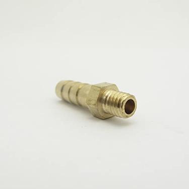 Imagem de 6mm OD Mangueira Farpa x M6 Rosca Macho M¨¦trica Lat?o Farpado Encaixe Conector Conector Adaptador Splicer, H