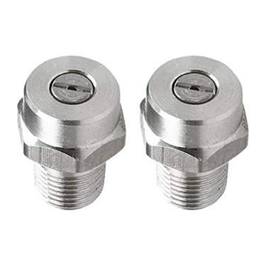 Imagem de LOVIVER 2 x NPT 1/8 polegada Bocal Lavadora de Pressão Bocal Tipo Parafuso Spray 25 Graus