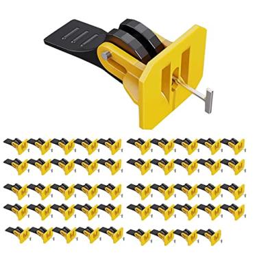 Imagem de 50x Ajustador Nivelador de Ladrilhos Que Economiza Mão de Localizador de Posicionamento Espaçadores para Ladrilhos