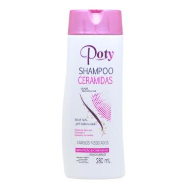 Imagem de Shampoo Ceramidas Poty 280 Ml Cabelos Ressecados - Poty Cosméticos