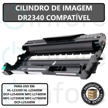 Imagem de Photocondutor Dr2340 Dr630 p/ Impressora Dcp-l2500 Dcp-l2540 Hl2340 Hl2720 Compatível