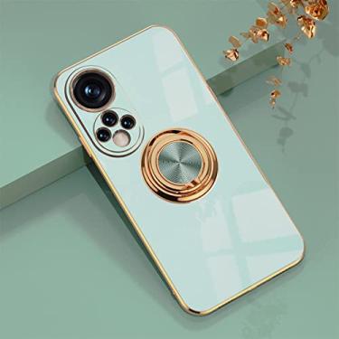 Imagem de Capa de telefone com suporte de anel para huawei honor 50 pro se 20 pro p20 p30 p50 pro nova 9 pro chapeamento capa de telefone à prova de choque, t6, para huawei p30