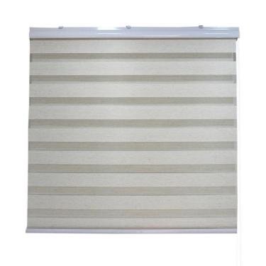 Imagem de Persiana Zebra 160Larg X Até 220Alt Linho Decore&Cubra