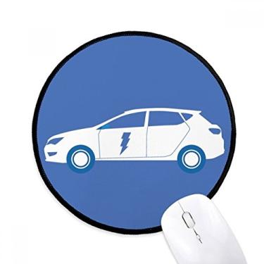 Imagem de DIYthinker Veículos energéticos protegem o meio ambiente mouse pad desktop escritório tapete redondo para computador