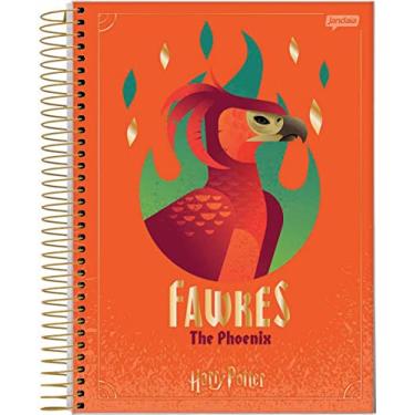 Imagem de Caderno Espiral Univ CD 10 Matérias 200 Fls Harry Potter Fawkes Jandaia