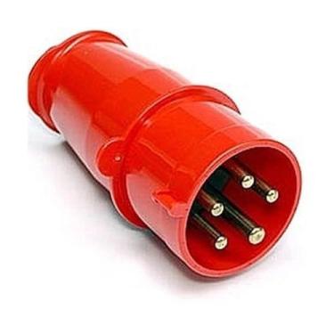 Imagem de Plugue Industrial Móvel 16A 3P+N+T 380/440V IP44 6H Vermelho N5076 – Steck