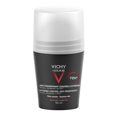 Imagem de Desodorante Vichy Homme Controle Extremo 72h Masculino Antitranspirante Roll-On 50ml 50ml