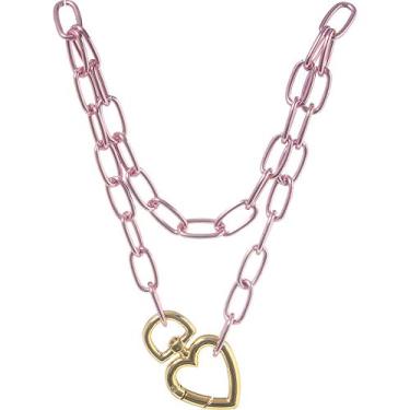 Imagem de Colar Corrente Coração Dourado