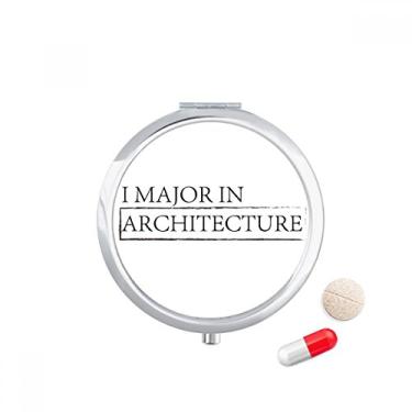 Imagem de Caixa de armazenamento de medicamentos com citação I Major in Architecture