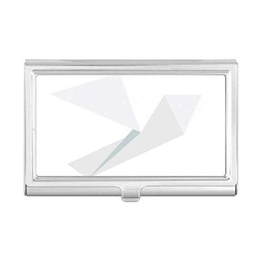 Imagem de Origami — Carteira de bolso com estampa de pombo branco abstrato